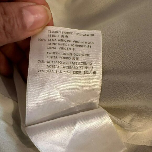 ✨Alexander McQueen Size 42 Black & Beige Patterned Long Sleeve Dress✨ - Picture 8 of 10